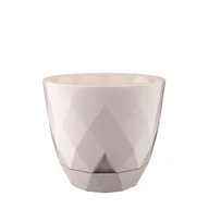 Donice - Osłonka Karo 14,5 cm beżowy - miniaturka - grafika 1