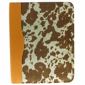 Notesy i bloczki - Organizer A4 teczka z przegródkami okładka na notes skórzana OLIVKA - miniaturka - grafika 1