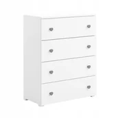 Komody - Biała komoda do pokoju dziecięcego EMILY szuflady - miniaturka - grafika 1