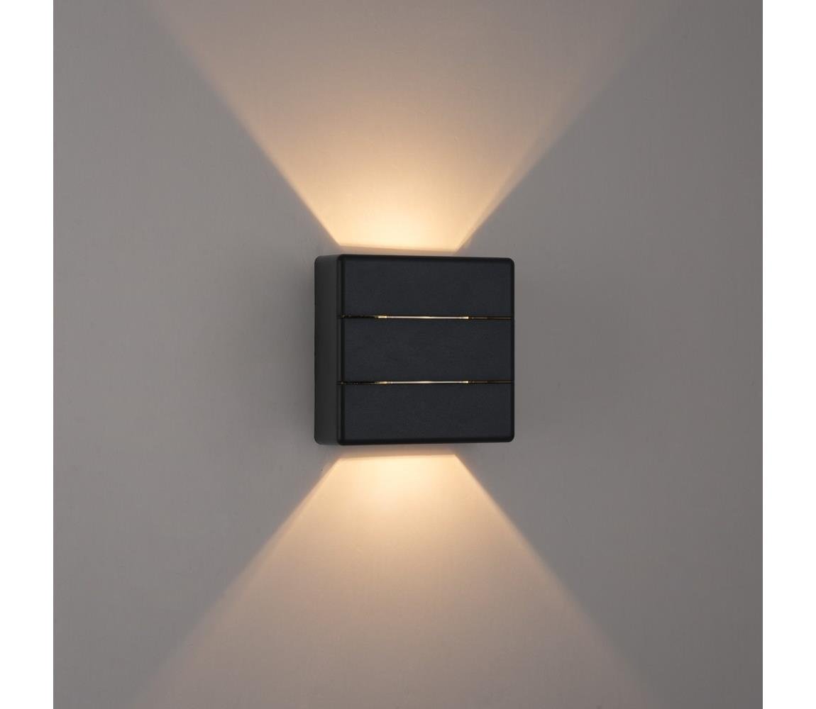Immax 08520L - zewnętrzny kinkiet LED LUXLINE 6W/230V 3000K IP54 czarny