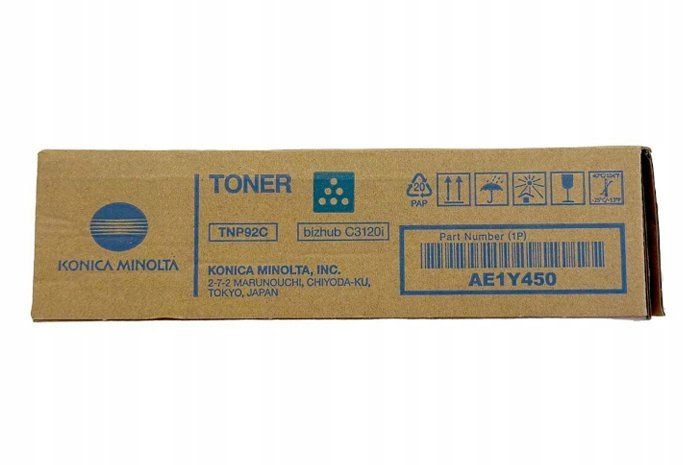 Minolta Toner TNP-92C AE1Y450 Cyan 4K C3120i