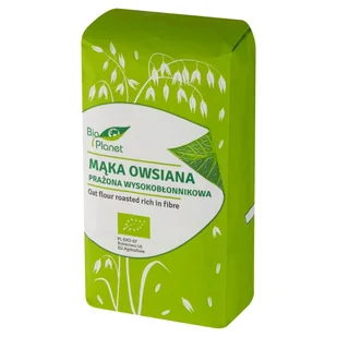 BIO Planet MĄKA OWSIANA WYSOKOBŁONNIKOWA BIO 500 g - - Mąka - miniaturka - grafika 1