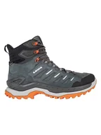 Buty trekkingowe męskie - LOWA Buty turystyczne "Innovo GTX Mid" w kolorze szarym - miniaturka - grafika 1