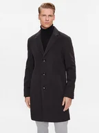Płaszcze męskie - Boss Płaszcz wełniany H-Hyde-C-224 50485199 Granatowy Regular Fit - miniaturka - grafika 1