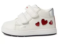 Buty dla dziewczynek - Geox Biglia dziewczęce buty dla dziewczynek B dziewczęce, buty do chodzenia po goleniu, białe/czerwone, 23 EU, Bia?y czerwony, 23 EU - miniaturka - grafika 1