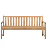 Ławki ogrodowe - Ławka Ogrodowa Z Certyfikowanego Drewna 180 Cm Vivara - miniaturka - grafika 1