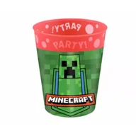 Dekoracje i nakrycia stołu na imprezę - Kubek wielokrotnego użytku Minecraft 250ml - miniaturka - grafika 1