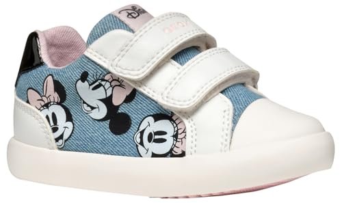 Geox B Gisli Girl C buty dziecięce dziewczęce, Kolor biały, 24 EU