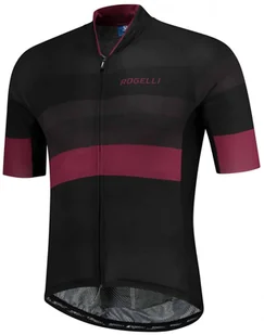 Aerodynamiczna koszulka rowerowa Rogelli PEAK z krótkim rękawem - Czarny/Czerwony - M - Koszulki rowerowe - miniaturka - grafika 1