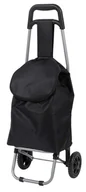 Torby i wózki na zakupy - Składany Wózek Zakupowy CITY na Kołach, Czarny - miniaturka - grafika 1