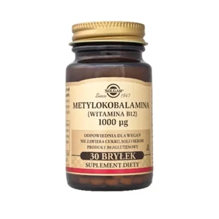 Solgar Metylokobalamina B12 1000mg 30 baryłek - Witaminy i minerały - miniaturka - grafika 1