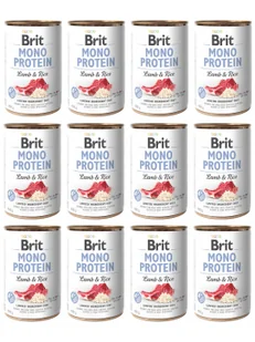Brit Mono protein lamb & rice 400g - Mokra karma dla psów - miniaturka - grafika 2
