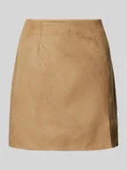 Spódnice - Spódnica mini z bocznym zamkiem błyskawicznym model ‘CLARA’ - miniaturka - grafika 1