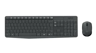 Logitech MK235 Wireless Keyboard and Mouse Combo klawiatura USB QWERTZ Słowacki Szary 920-008031 - Zestawy myszka + klawiatura - miniaturka - grafika 1