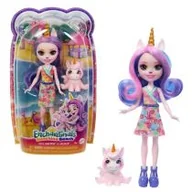 Lalki dla dziewczynek - Enchantimals. Lalka Jednorożec + zwierzątko HRX84 Mattel - miniaturka - grafika 1