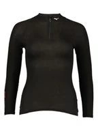 Koszulki sportowe damskie - Mizuno Podkoszulek funkcyjny "MidActive" w kolorze czarnym - miniaturka - grafika 1