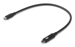 Ubiquiti UACC-Cable-USB-100W-0.3M-BK kabel USB 0,3 m USB C Czarny, Szary - Kable USB - miniaturka - grafika 1