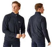 Bluzy męskie - Bluza męska polar ze stójką Regatta RMA212 granatowy 540 XXXL - miniaturka - grafika 1