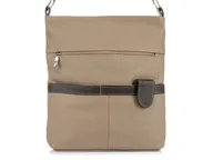 Torebki damskie - Krateczka, Skórzana Listonoszka, G67, brązowo-czarna - miniaturka - grafika 1