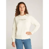 Bluzy damskie - CALVIN KLEIN JEANS Bluza INSTITUTIONAL | Regular Fit - miniaturka - grafika 1