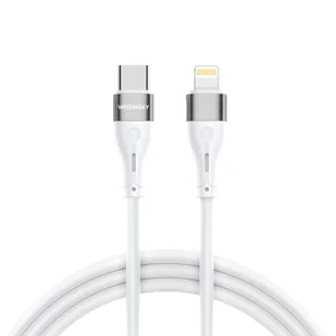 Kabel przewód do iPhone USB-C - Lightning PD 27W 2m biały - Kable USB - miniaturka - grafika 1