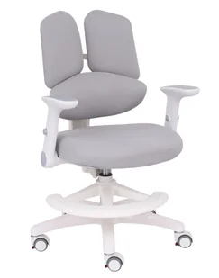 Krzesło dziecięce BunnyFit Grey - Krzesełka i taborety dla dzieci Krzesło dziecięce BunnyFit Grey - Krzesełka i taborety dla dzieci - miniaturka - grafika 1