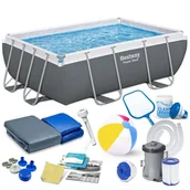 Baseny ogrodowe - ﻿Basen ogrodowy stelażowy 282 x 196 x 84 cm 16w1 Bestway 56629N - miniaturka - grafika 1