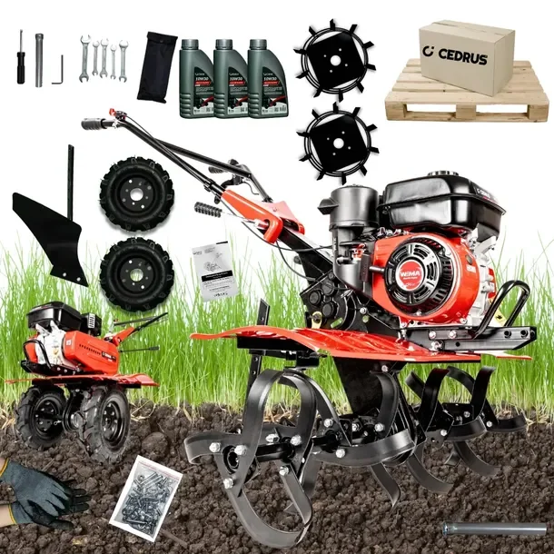 Glebogryzarka Cedrus Gl900 80-120cm Weima 3szt Olej+pług+koła Metalowe