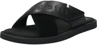 Bugatti męskie klapki 321-ART80-1014-1010 BLACK/BLACK 43 - Klapki i japonki męskie - miniaturka - grafika 1