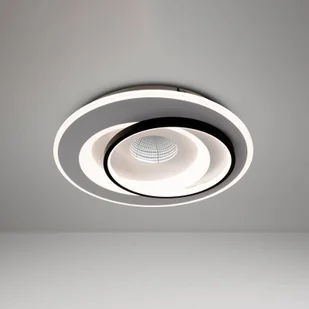Näve Lampa sufitowa LED Malea. biały/czarny, metal, Ø 49 cm, CCT - Lampy sufitowe - miniaturka - grafika 1