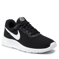 Buty sportowe damskie - Nike Buty Tanjun DJ6257 004 Black/White Barely/Volt Black - miniaturka - grafika 1