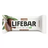 Batoniki - Lifefood Baton daktylowo - orzechowy z czekoladą raw bez dodatku cukrów bezglutenowy 40 g Bio - miniaturka - grafika 1