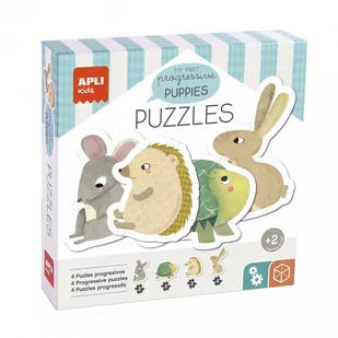 Puzzle progresywne My First Apli Kids - Zwierzątka 2+ - Puzzle - miniaturka - grafika 1