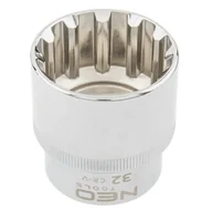 Klucze i nasadki - NEO-TOOLS Nasadka 08-599 Spline 1/2 cala 32 mm - miniaturka - grafika 1