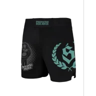 Spodnie sportowe męskie - Środowisko Miejskie Spodenki MMA Fist Black - miniaturka - grafika 1