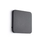 Płyty i maty izolacyjne - Panel akustyczny POLY, zaokrąglone rogi, 600x600x56 mm, ścienny, ciemnoszary - miniaturka - grafika 1
