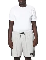 Spodenki damskie - adidas Herren Sportswear Future Icons 3-Streifen szorty, średni szary wrzosowy, L - miniaturka - grafika 1