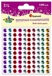 TITANUM Kryształki TITANUM okrągłe mix 307922 - Pasmanteria - miniaturka - grafika 1