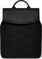 Plecaki - Vuch Plecak miejski damski Gioia MN Czarny Czarny Jeden rozmiar - miniaturka - grafika 1