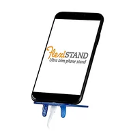 Pozostałe akcesoria do telefonów - Gifts for Readers & Writers Flexistand kompaktowy i regulowany stojak na telefon iPhone i Android, niebieskie dżinsy - miniaturka - grafika 1