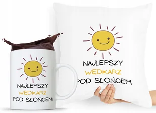 ZESTAW PODUSZKA + KUBEK WĘDKARZA RYBAKA PREZENT z Nadrukiem ze Zdjęciem - Gadżety dla niej i dla niego - miniaturka - grafika 1