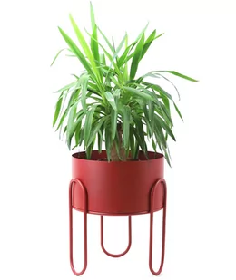 Kwietnik Metalowy BOMO 60cm Beżowy - Kwietniki - miniaturka - grafika 1