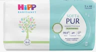 Kosmetyki kąpielowe dla dzieci - Hipp Soft & Pur Chusteczki Nawilżane 3x48 szt. - miniaturka - grafika 1