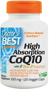 DOCTORS BEST Doctor's Best High Absorption CoQ10 z Bioperyną, 100mg - 120kaps. - Witaminy i minerały dla sportowców DOCTORS BEST Doctor's Best High Absorption CoQ10 z Bioperyną, 100mg - 120kaps. - Witaminy i minerały dla sportowców - miniaturka - grafika 5