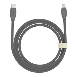 Baseus Baseus USB-C Lightning Jelly 20W 2m czarny CAGD020101 - Akcesoria do tabletów i e-booków - miniaturka - grafika 1