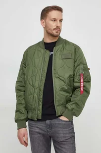 Alpha Industries kurtka bomber MA-1 ALS męski kolor zielony przejściowa - Kurtki męskie - miniaturka - grafika 1