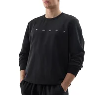 Bluzy męskie - Bluza 4F WSS24TSWSM100920S - czarna - miniaturka - grafika 1