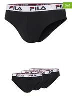 Majtki męskie - Fila Slipy (3 pary) w kolorze czarnym - miniaturka - grafika 1