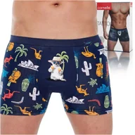 Majtki męskie - CORNETTE Bokserki Męskie TATTOO 280/229 Bawełniane KOALA Rozmiar XXL - miniaturka - grafika 1