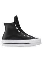 Trampki damskie - Converse Trampki Chuck Taylor All Star Lift Clean Hi 561675C Czarny - miniaturka - grafika 1